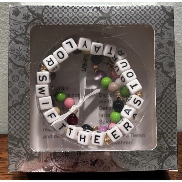 Taylor Swift The Eras Tour Friendship Bracelet Ornament Holiday Ready to Ship - Picture 2 of 2